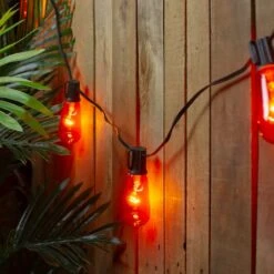 Northlight 10ct. Orange Edison E17 Halloween Light Set 5 Northlight 10ct. Orange Edison E17 Halloween Light Set -Halloween Decor Shop D668607S 2
