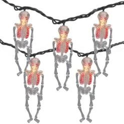 Northlight 10ct. Skeleton Halloween Lights