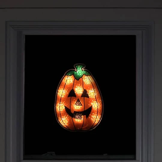 Northlight Lighted Jack-O-Lantern Halloween Window Silhouette 4 Northlight Lighted Jack-O-Lantern Halloween Window Silhouette - Image 4