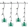 Northlight 35ct. Green Spider Halloween Icicle Lights