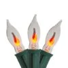 Northlight 10ct. Flickering Amber Flame C7 Halloween Lights