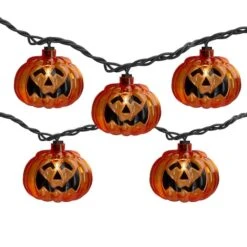 Northlight 10ct. Jack-O-Lantern Shaped Halloween Lights