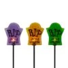 Northlight 3ct. Tombstone Halloween Pathway Markers 10 Northlight 3ct. Tombstone Halloween Pathway Markers -Halloween Decor Shop D668629S 1