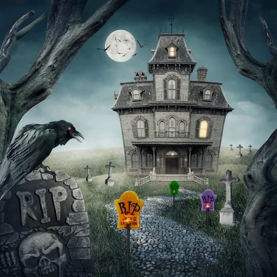 Northlight 3ct. Tombstone Halloween Pathway Markers 3 Northlight 3ct. Tombstone Halloween Pathway Markers - Image 3