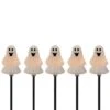 Northlight 5ct. Ghost Shaped Halloween Pathway Markers -Halloween Decor Shop D668630S 1