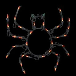 Northlight 15" Lighted Spider Halloween Window Silhouette Decoration -Halloween Decor Shop D668633S 2