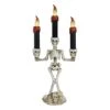 Northlight 14.5" Dripping Candle Skeleton Halloween Candelabra