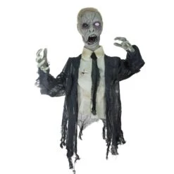 Northlight 19" Lighted & Animated Groundbreaking Zombie Halloween Decoration