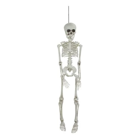 Northlight 20" Jointed Skeleton Hanging Halloween Decoration 2 Northlight 20" Jointed Skeleton Hanging Halloween Decoration - Image 2