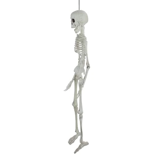 Northlight 20" Jointed Skeleton Hanging Halloween Decoration 3 Northlight 20" Jointed Skeleton Hanging Halloween Decoration - Image 3