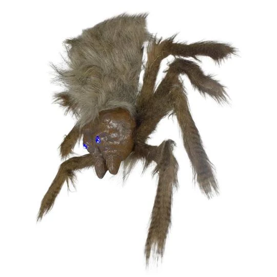 Northlight 24" Brown Spider With LED Eyes Halloween Decoration 5 Northlight 24" Brown Spider With LED Eyes Halloween Decoration - Image 5