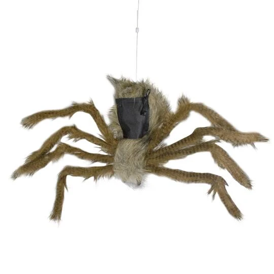 Northlight 24" Brown Spider With LED Eyes Halloween Decoration 6 Northlight 24" Brown Spider With LED Eyes Halloween Decoration - Image 6