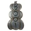 Northlight 28' Silver & Brown Metal Pumpkin Halloween Decoration -Halloween Decor Shop D668649S 1