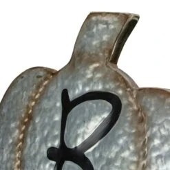 Northlight 28' Silver & Brown Metal Pumpkin Halloween Decoration 7 Northlight 28' Silver & Brown Metal Pumpkin Halloween Decoration -Halloween Decor Shop D668649S 3