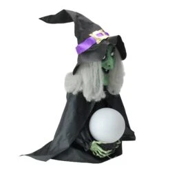 Northlight 26" Lighted Fortune Telling Witch Halloween Decoration 6 Northlight 26" Lighted Fortune Telling Witch Halloween Decoration -Halloween Decor Shop D668650S 2
