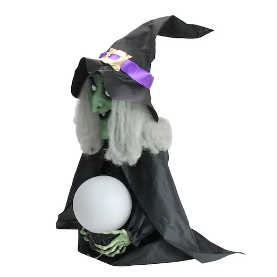 Northlight 26" Lighted Fortune Telling Witch Halloween Decoration 4 Northlight 26" Lighted Fortune Telling Witch Halloween Decoration - Image 4