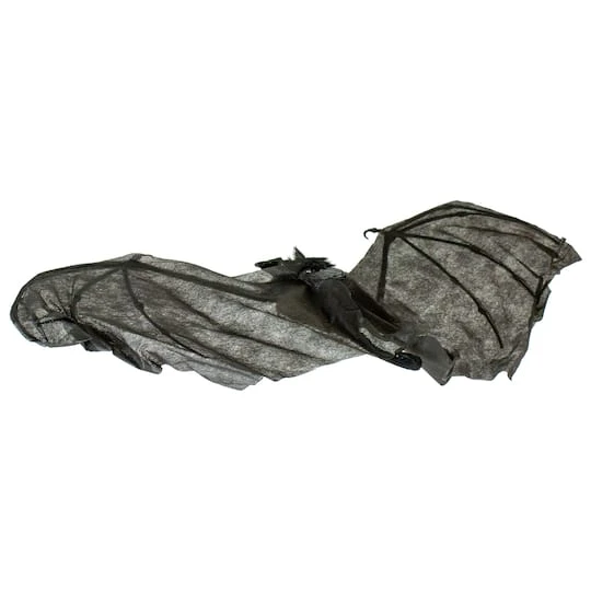 Northlight 30" Hanging Bat With Lighted Red Eyes Halloween Decoration 5 Northlight 30" Hanging Bat With Lighted Red Eyes Halloween Decoration - Image 5