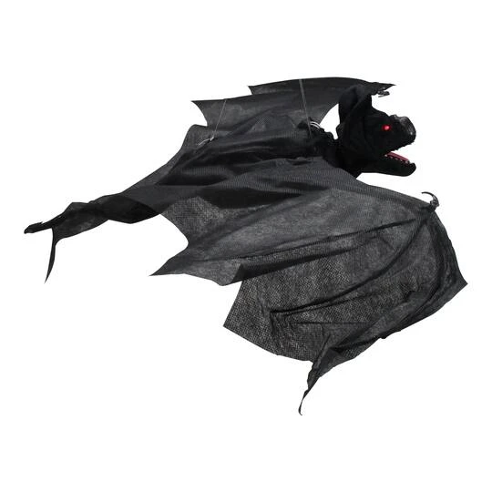 Northlight 33" Lighted & Animated Hanging Bat Halloween Decoration 4 Northlight 33" Lighted & Animated Hanging Bat Halloween Decoration - Image 4