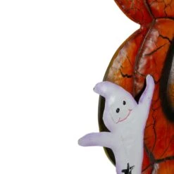 Northlight 33" Orange & Black Stacked Pumpkins Outdoor Halloween Decoration 8 Northlight 33" Orange & Black Stacked Pumpkins Outdoor Halloween Decoration -Halloween Decor Shop D668657S 3