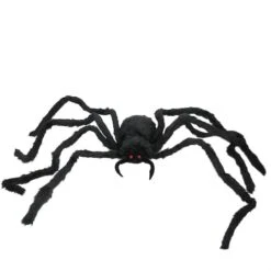 Northlight 48" Spider With LED Flashing Eyes Halloween Decoration -Halloween Decor Shop D668663S 1 1