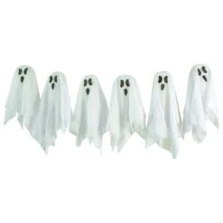 Northlight 6-Piece Ghost Family Halloween Porch Display Decoration Set 11 Northlight 6-Piece Ghost Family Halloween Porch Display Decoration Set -Halloween Decor Shop D668668S 4