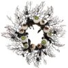 Northlight 24'' Unlit Eyeballs And Spiders Halloween Twig Wreath 10 Northlight 24'' Unlit Eyeballs And Spiders Halloween Twig Wreath -Halloween Decor Shop D668677S 1
