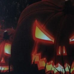 Northlight LED Lighted Jack-O-Lanterns In A Cemetery Halloween Canvas Wall Art 9 Northlight LED Lighted Jack-O-Lanterns In A Cemetery Halloween Canvas Wall Art -Halloween Decor Shop D668681S 4