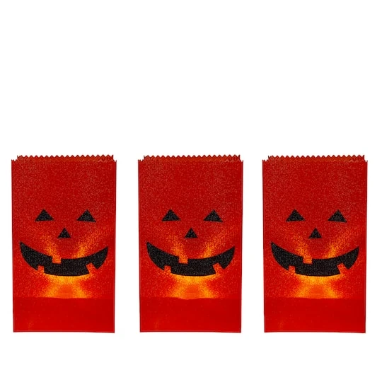 Northlight Jack-O-Lantern Halloween Luminary Pathway Markers Set 2 Northlight Jack-O-Lantern Halloween Luminary Pathway Markers Set - Image 2