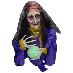 Northlight 20" Lighted & Animated Fortune Teller Halloween Decoration