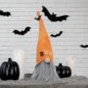 Northlight 8" Flying Bat "Boo" Standing Halloween Gnome -Halloween Decor Shop D668709S 1