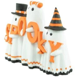 Northlight 9.5" Spooky Ghost Trio Halloween Decoration 10 Northlight 9.5" Spooky Ghost Trio Halloween Decoration -Halloween Decor Shop D668712S 4