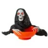 Northlight 10.5" Animated Grim Reaper Halloween Candy Bowl 11 Northlight 10.5" Animated Grim Reaper Halloween Candy Bowl -Halloween Decor Shop D668714S 1
