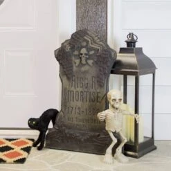 Northlight 28.5" Rigg R Mortise Halloween Tombstone Yard Decoration -Halloween Decor Shop D668729S 5
