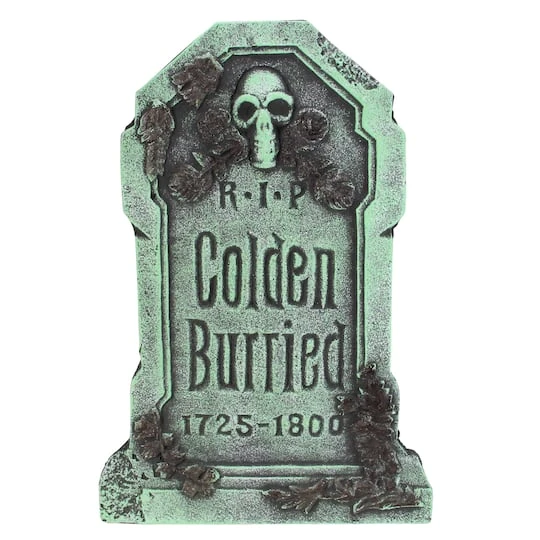 Northlight 28.5" Colden Burried Halloween Tombstone Yard Décor 2 Northlight 28.5" Colden Burried Halloween Tombstone Yard Décor - Image 2