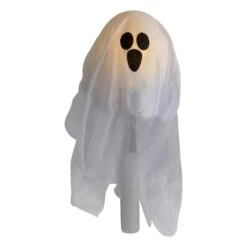 Northlight 30" LED Lighted White Ghost Outdoor Halloween Lawn Stakes Set, 6ct. 7 Northlight 30" LED Lighted White Ghost Outdoor Halloween Lawn Stakes Set, 6ct. -Halloween Decor Shop D668740S 3