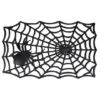 Northlight Black Spider Web Rectangular Halloween Doormat 34 Northlight Black Spider Web Rectangular Halloween Doormat -Halloween Decor Shop D668817S 1