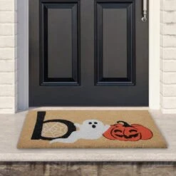 Northlight Natural Coir Boo Halloween Doormat 6 Northlight Natural Coir Boo Halloween Doormat -Halloween Decor Shop D668818S 2