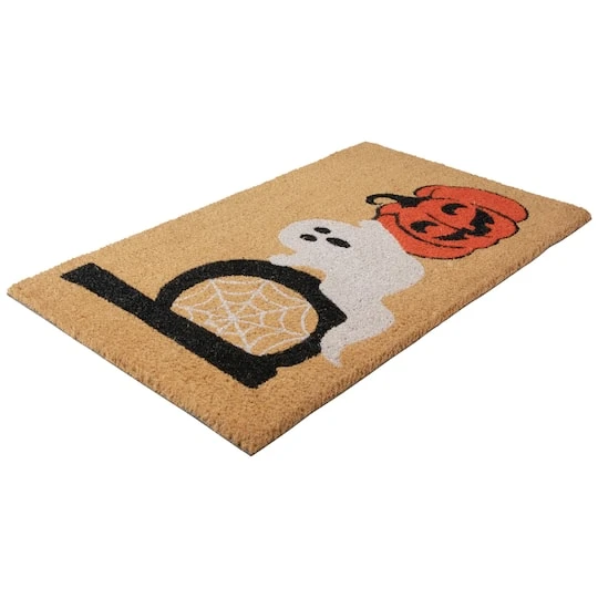Northlight Natural Coir Boo Halloween Doormat 4 Northlight Natural Coir Boo Halloween Doormat - Image 4