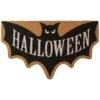 Northlight Natural Coir Halloween Bat Shaped Doormat 10 Northlight Natural Coir Halloween Bat Shaped Doormat -Halloween Decor Shop D668819S 1