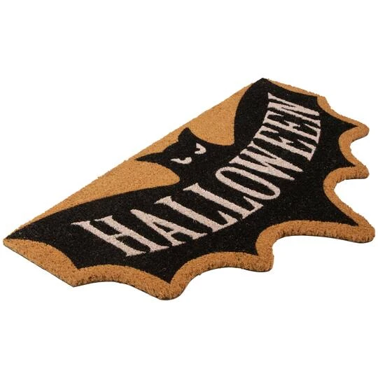 Northlight Natural Coir Halloween Bat Shaped Doormat 4 Northlight Natural Coir Halloween Bat Shaped Doormat - Image 4
