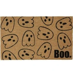Northlight Natural Coir Boo With Ghosts Halloween Doormat 6 Northlight Natural Coir Boo With Ghosts Halloween Doormat -Halloween Decor Shop D668821S 1 1