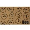 Northlight Natural Coir Boo With Ghosts Halloween Doormat
