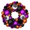 Northlight 13'' Unlit Shatterproof Ball Ornament Halloween Wreath -Halloween Decor Shop D668828S 1