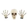6" Skeleton Wall Décor Set -Halloween Decor Shop D670404S 1