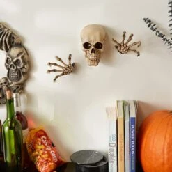 6" Skeleton Wall Décor Set 9 6" Skeleton Wall Décor Set -Halloween Decor Shop D670404S 4