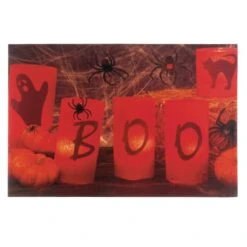 Boo Halloween LED Wall Art -Halloween Decor Shop D670410S 2