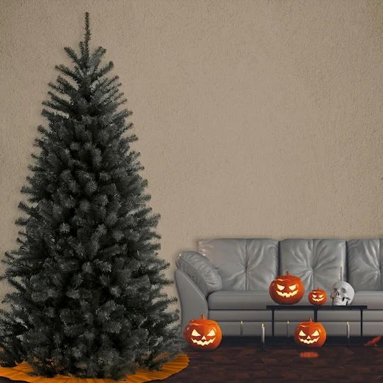 7.5ft. Unlit North Valley® Black Spruce Artificial Christmas Tree 3 7.5ft. Unlit North Valley® Black Spruce Artificial Christmas Tree - Image 3